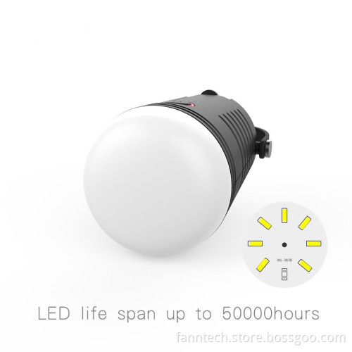 2-in-1 LED Camping Lantern with 4000mah Power Bank for Hiking & Illumination & Phone Charging